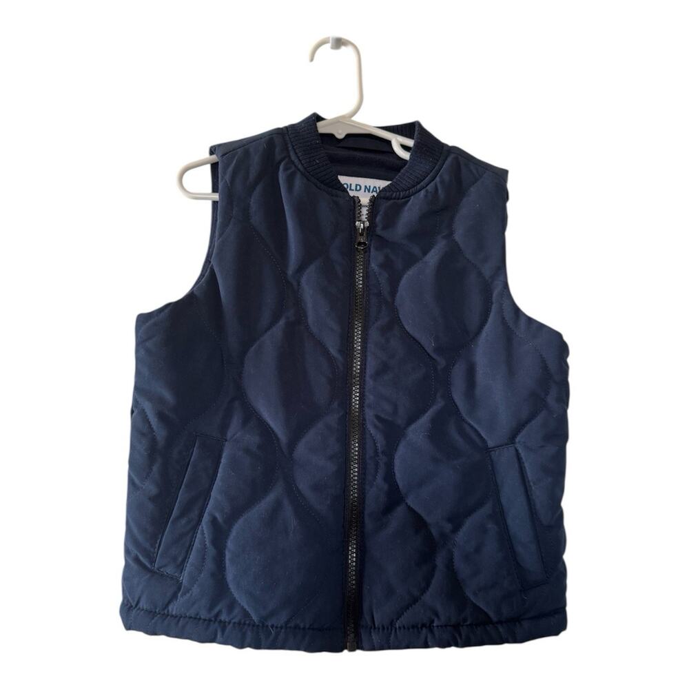 Old Navy quilted utility vest for kids Navy blue. Size XS (5)